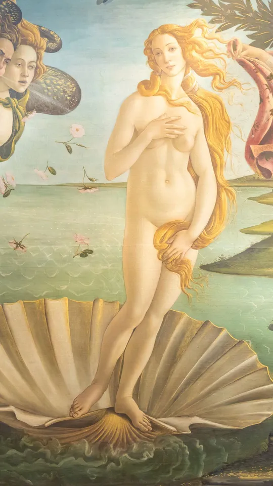 Dipinto "Nascita di Venere" di Botticelli